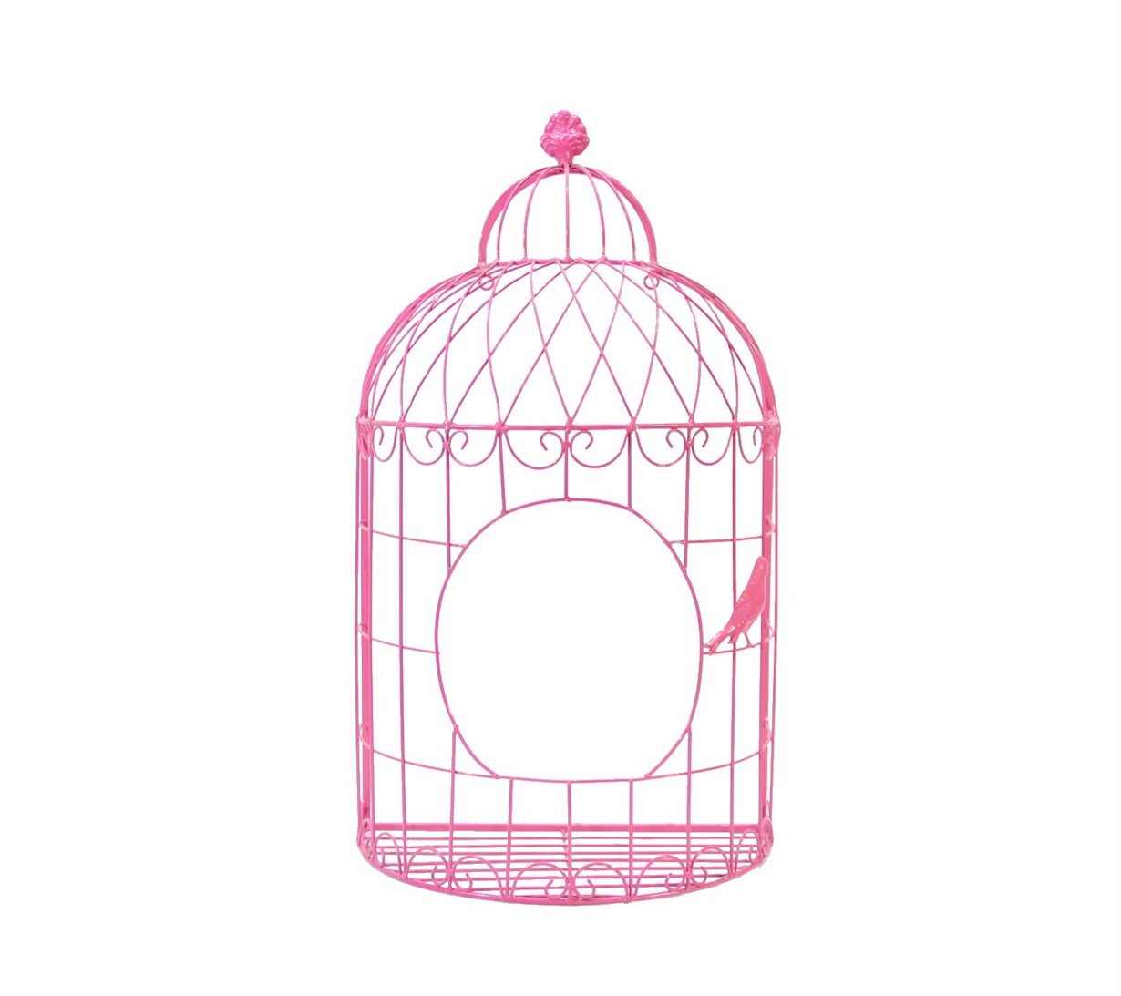 Large%20Wrought%20Iron%20Half%20Cage%20Pink