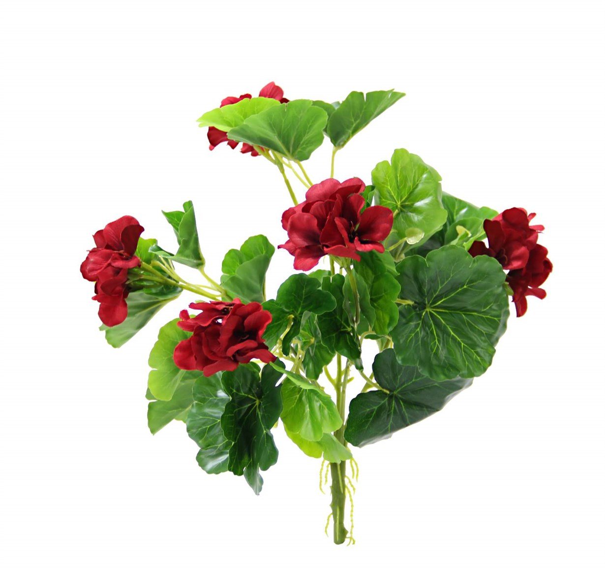 Artificial%20Geranium%20Bouquet%20Red%2035%20Cm