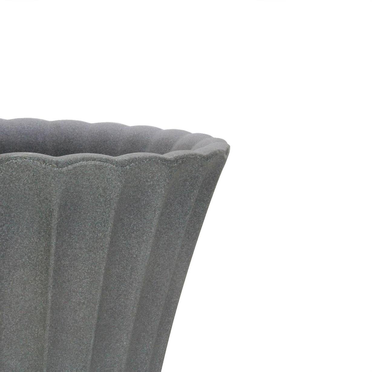 Plastic%20Conical%20Flowerpot%20Gray%2060%20cm