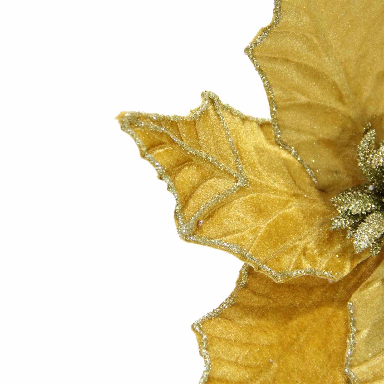 Artificial%20Velvet%20Poinsettia%20Pique%20Yellow%2037%20cm