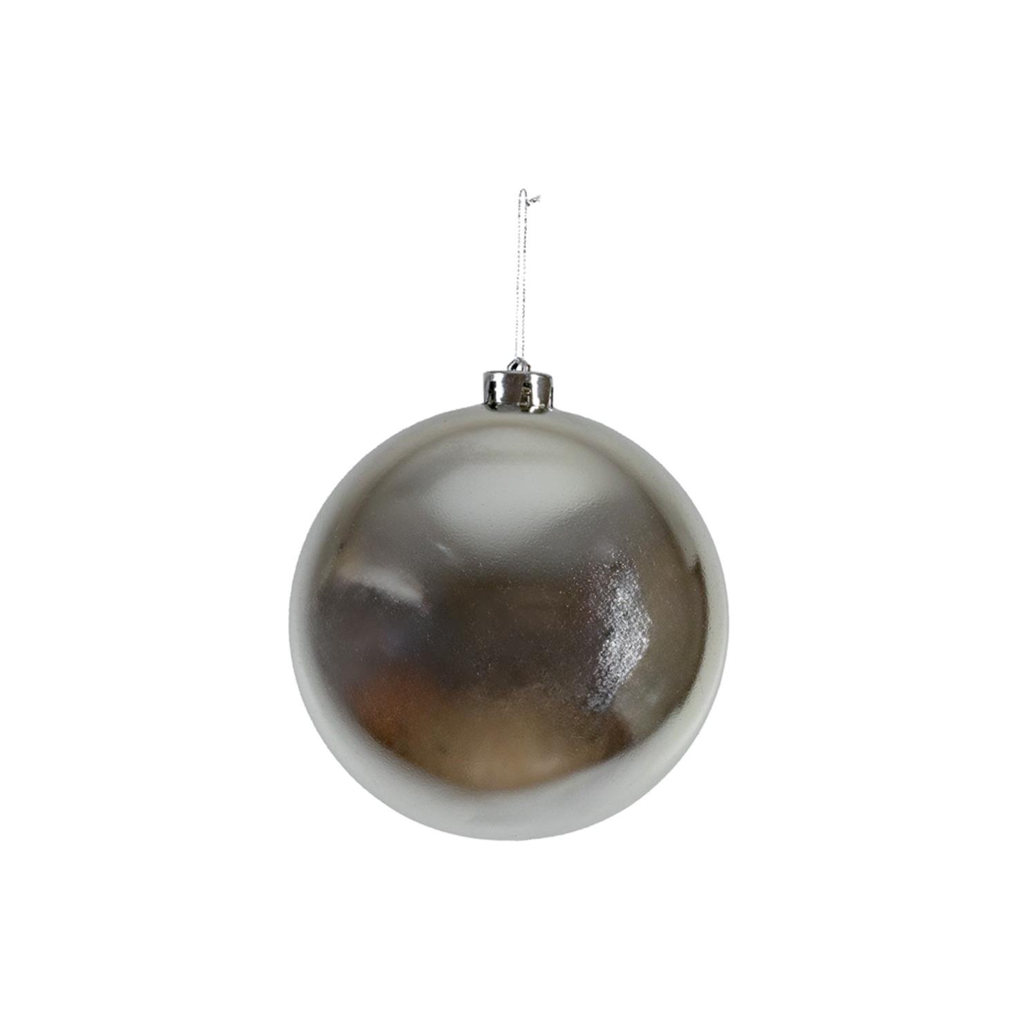 Christmas%20Ornament%20Shiny%20Ball%20Silver%2015%20cm