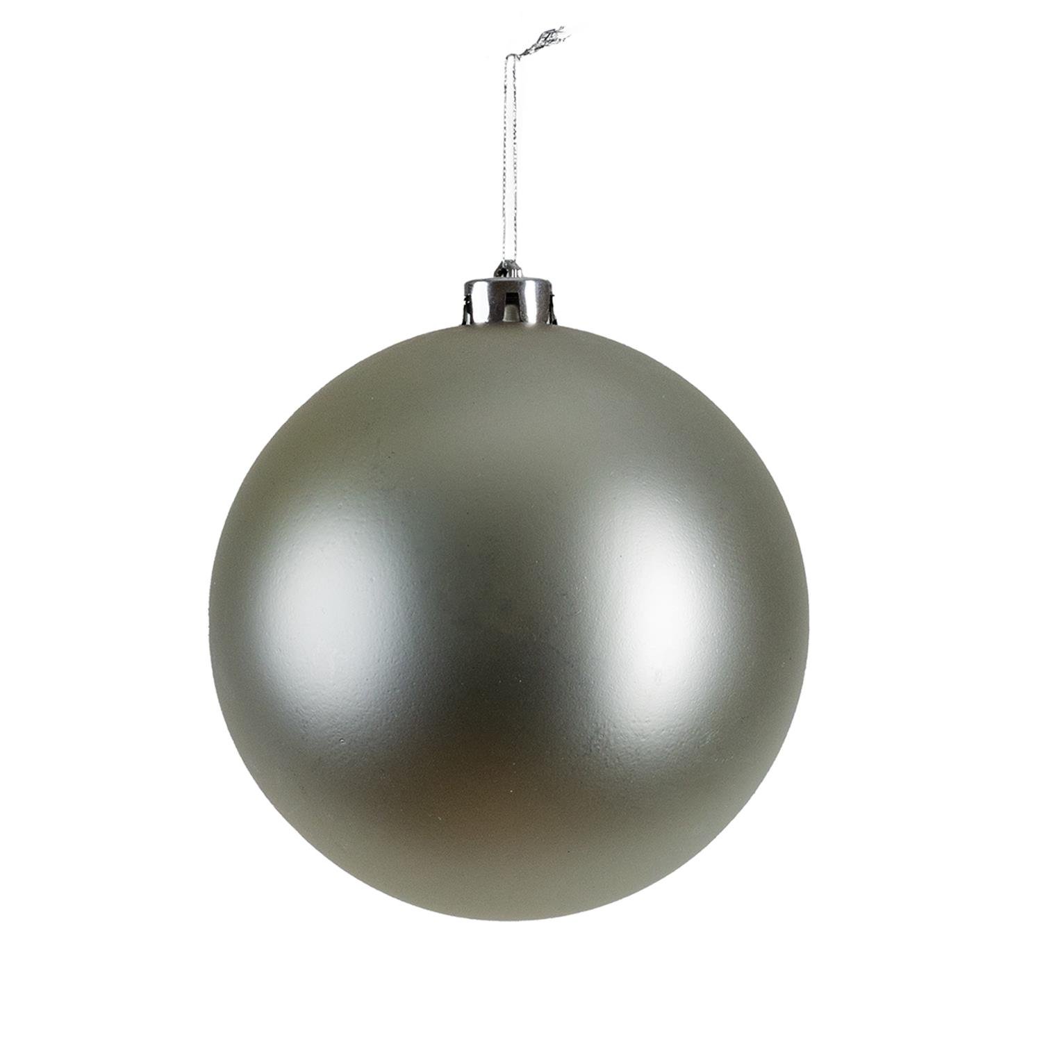 Christmas%20Ornament%20Matte%20Ball%20Silver%2025%20cm