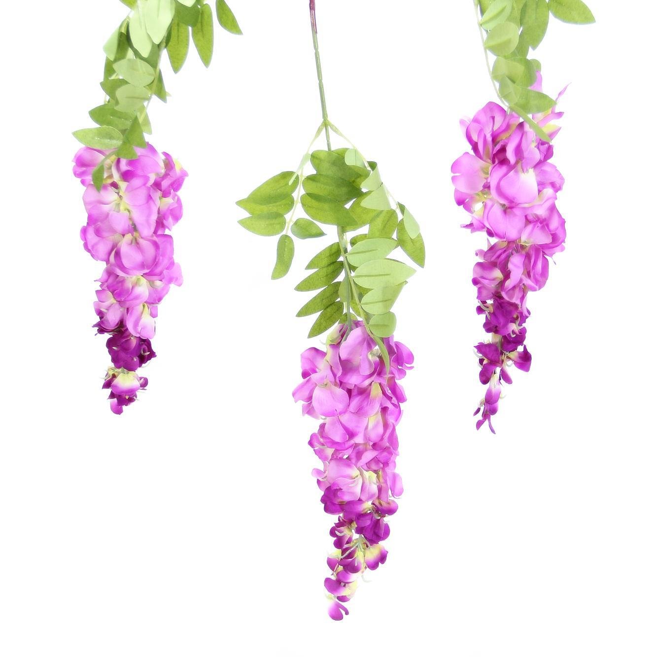 Artificial%20Acacia%20Pendant%20Fuchsia%20105%20cm