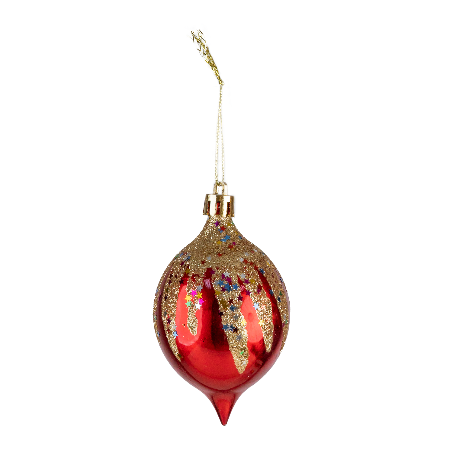 Christmas%20Ornament%205-Piece%20Drop%20Red%2010%20cm