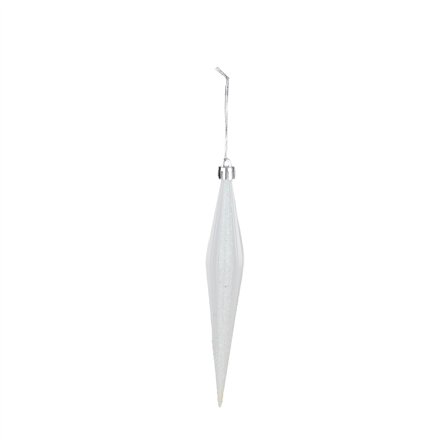 Christmas%20Ornament%206-Piece%20Icicle%20White%2018%20cm