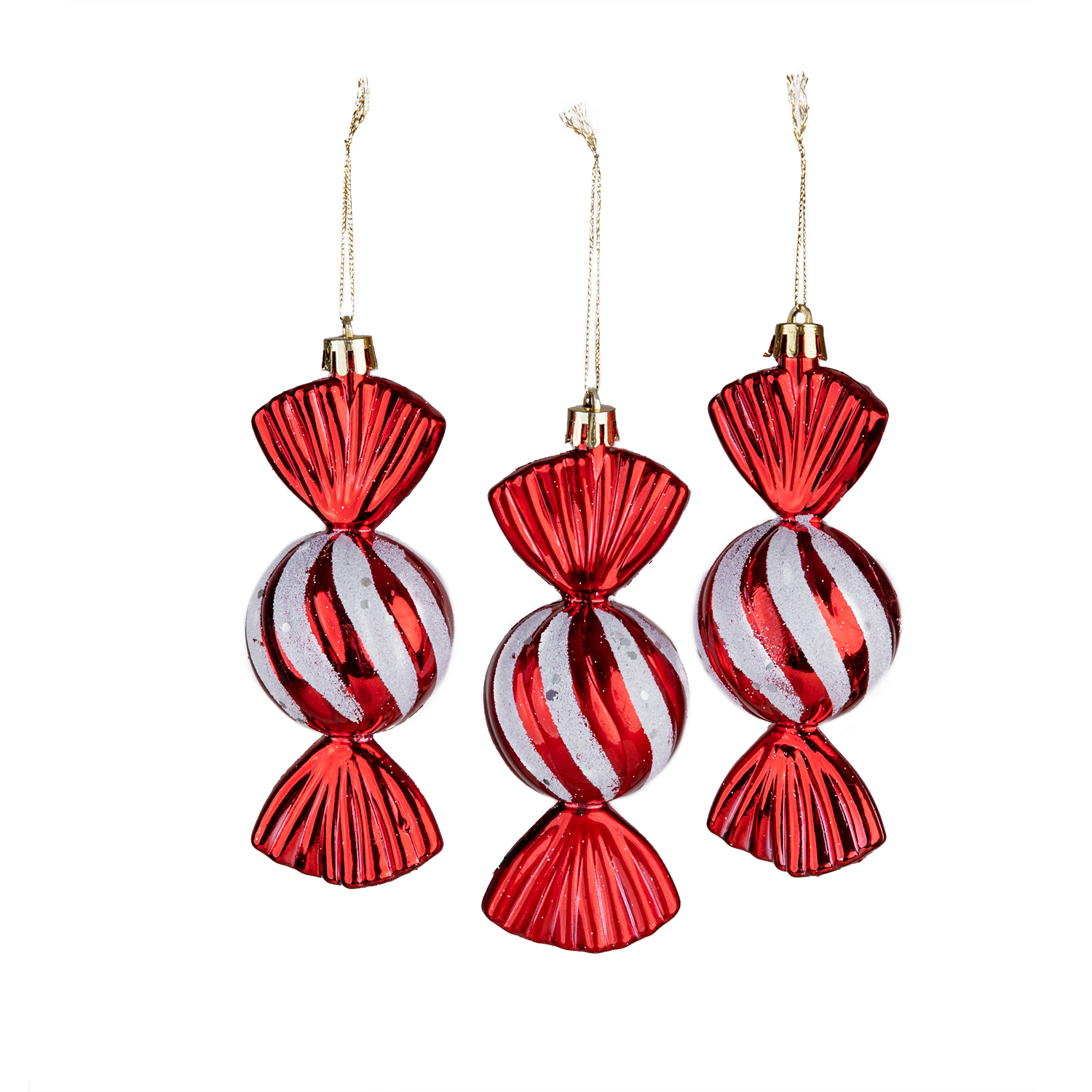 Christmas%20Ornament%203-Pack%20Bow%20Candy%20Red%2013%20cm