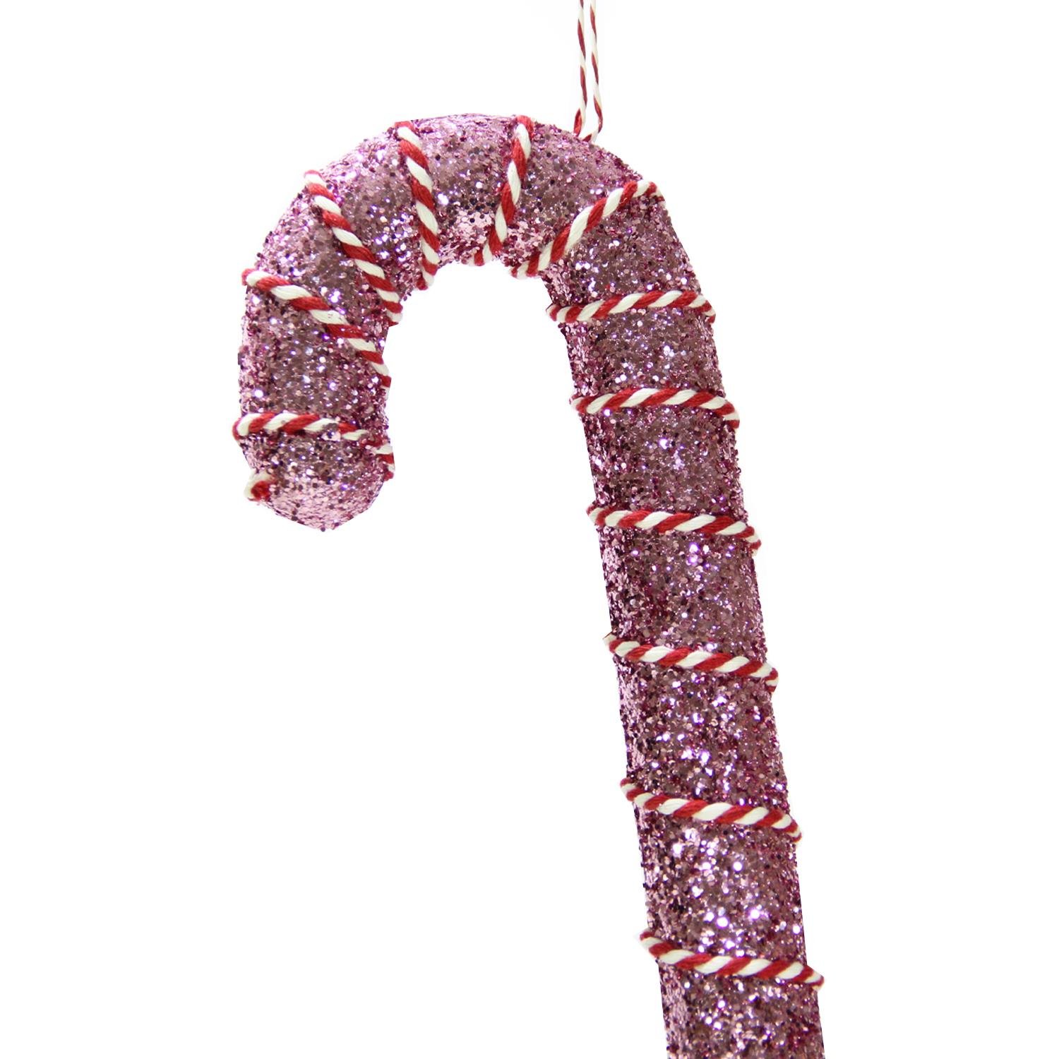 Christmas%20Ornament%20Rope%20Candy%20Cane%20Pink%2025%20cm