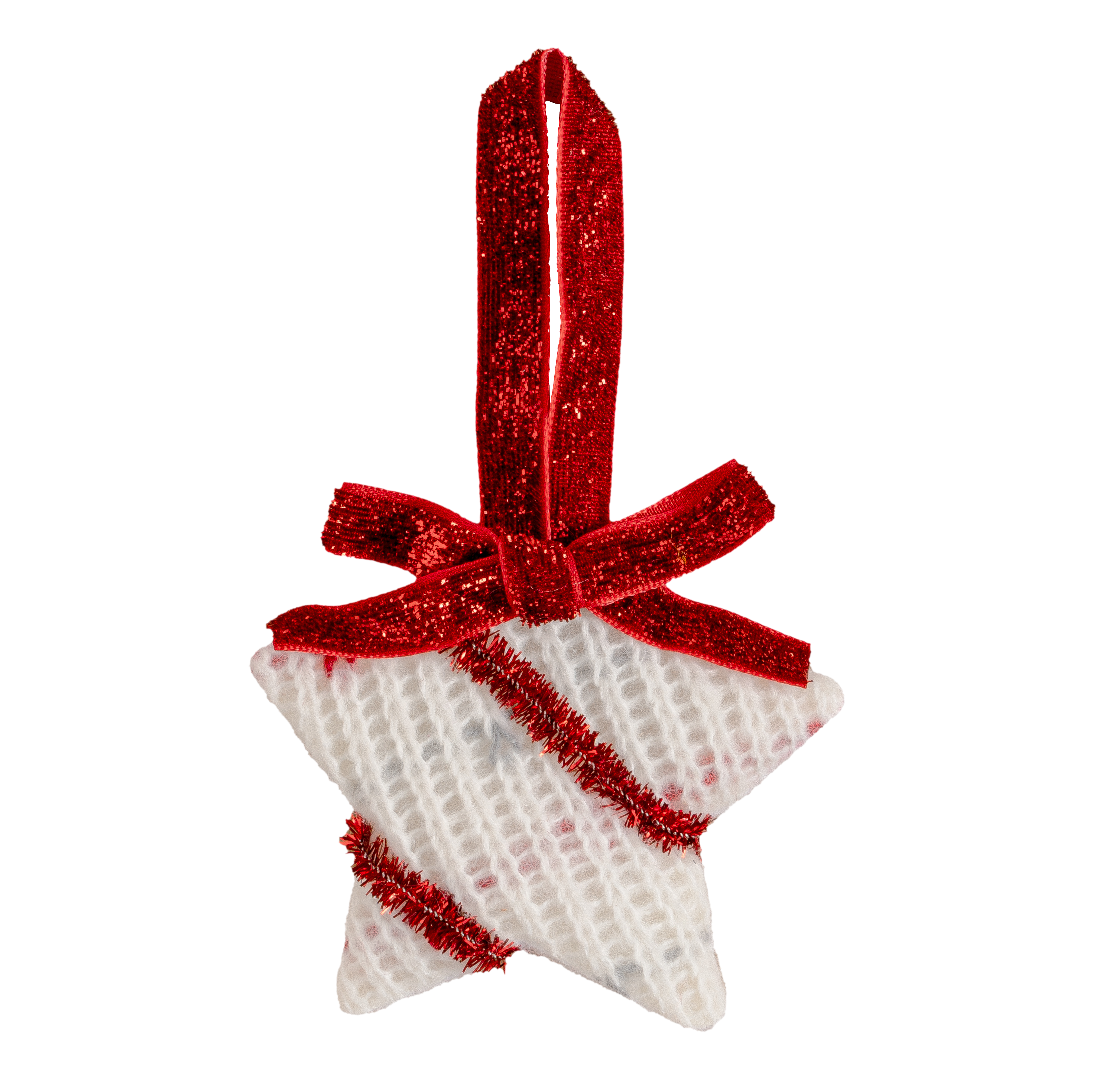 Christmas%20Ornament%20Knitted%20Pattern%20Star%20Red%20White%208%20cm