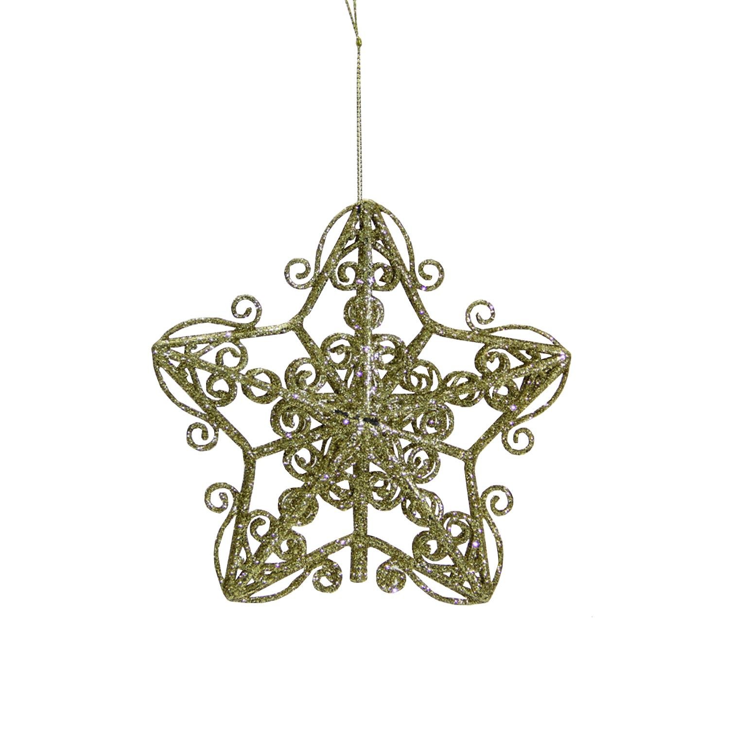 Christmas%20Ornament%20Glitter%20Star%20Model%20Gold