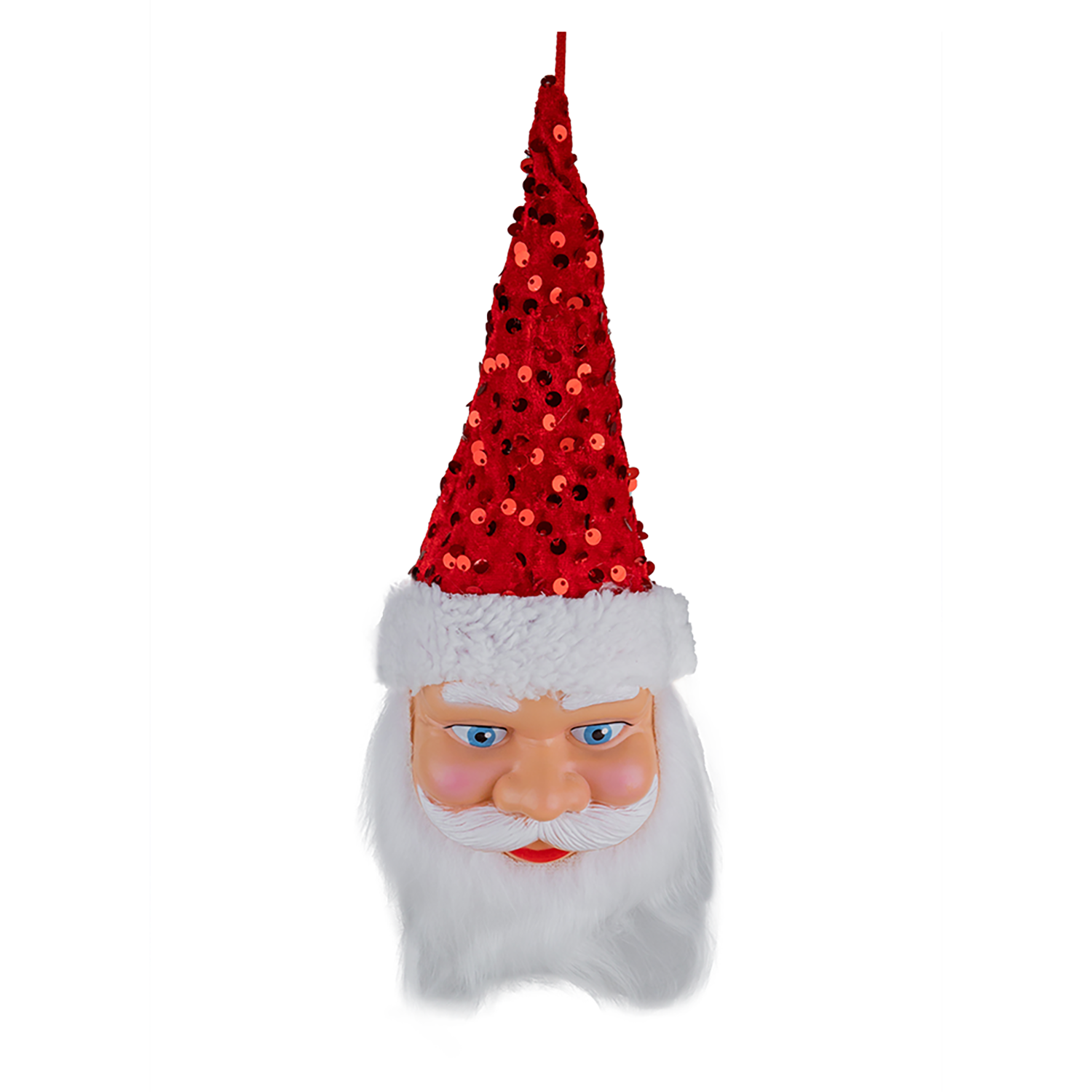 Christmas%20Ornament%20Santa%20Claus%20with%20Sequin%20Hat%2028%20cm