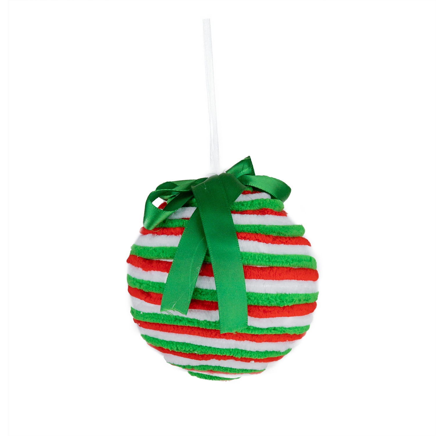 Christmas%20Ornament%20Soft%20Ball%20Candy%20Red%20Green%2010%20cm