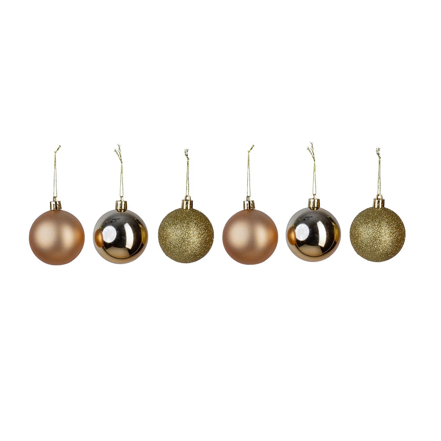 Christmas%20Ornament%206-Piece%20Ball%20Mix%20Gold%206%20cm