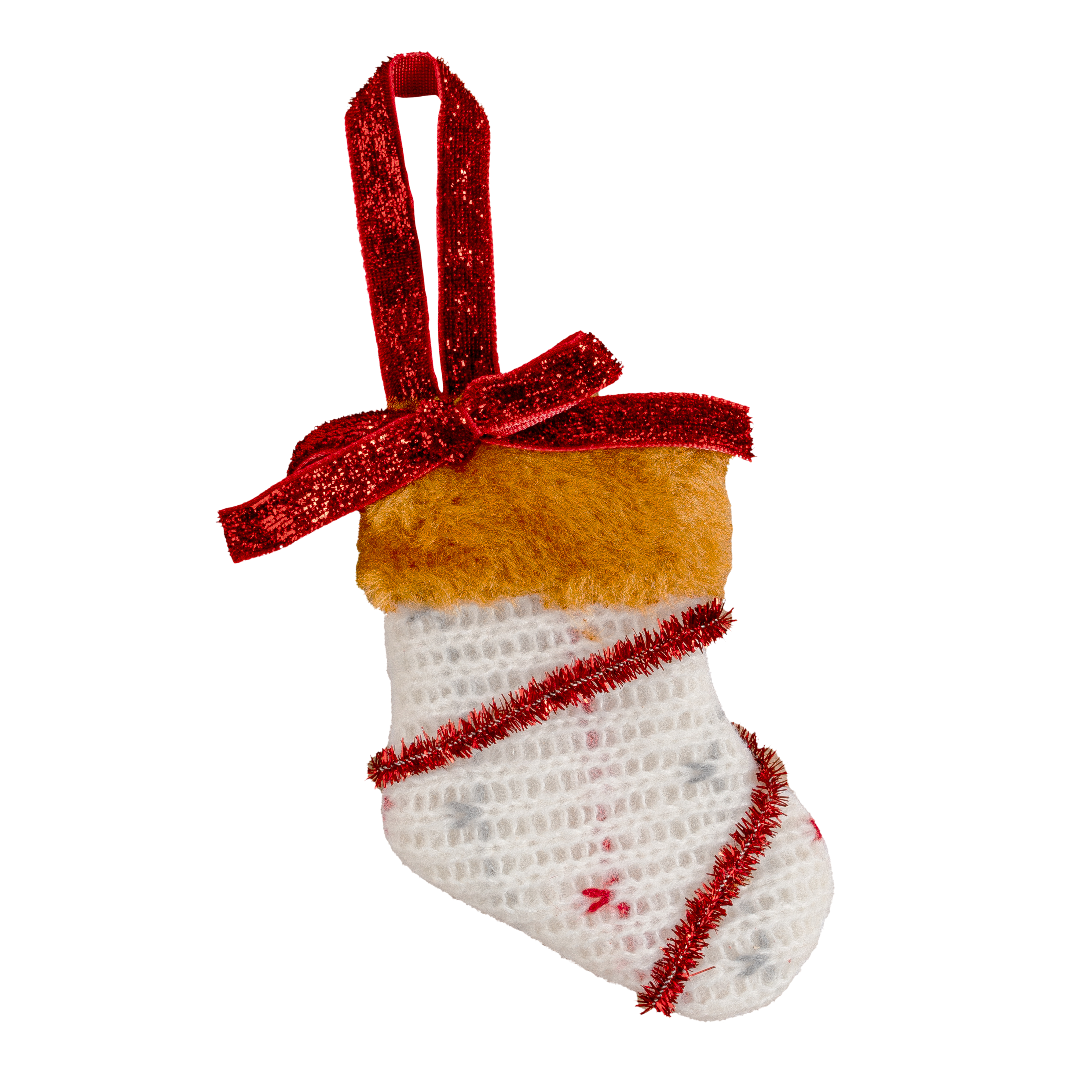 Christmas%20Ornament%20Knitted%20Patterned%20Sock%20Red%20White%2010%20cm