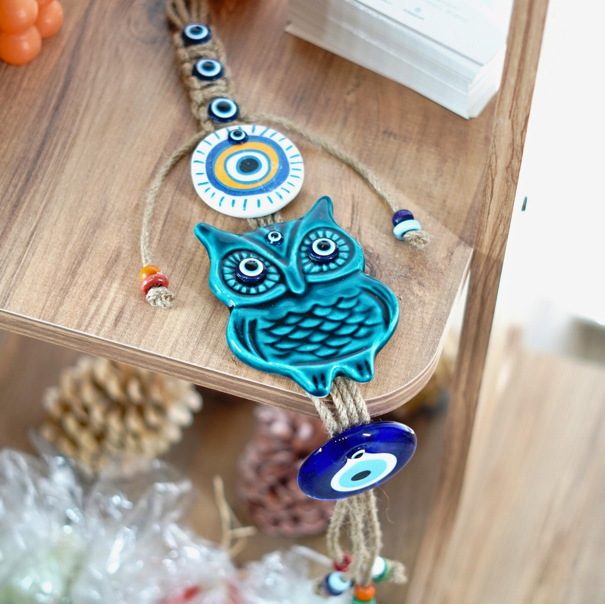 Owl%20Figured%20Hanging%20Decorative%20Wall%20Ornament%20Evil%20Eye%2050%20cm