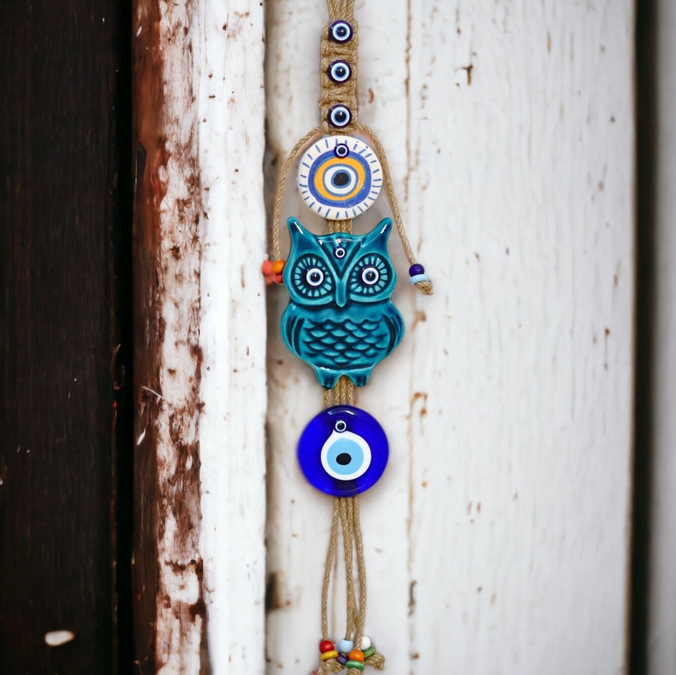 Owl%20Figured%20Hanging%20Decorative%20Wall%20Ornament%20Evil%20Eye%2050%20cm