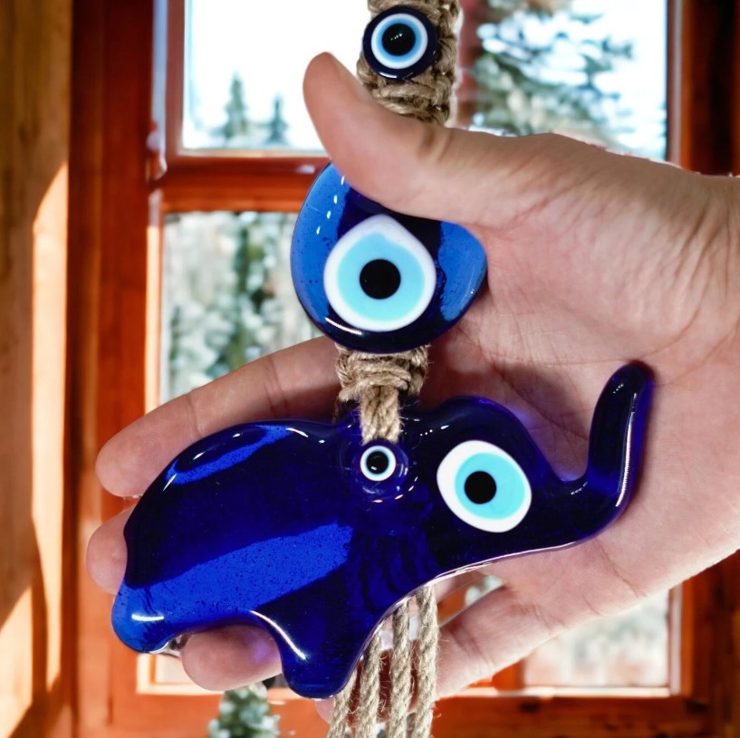 Elephant%20Shaped%20Evil%20Eye%20Bead%2050%20cm