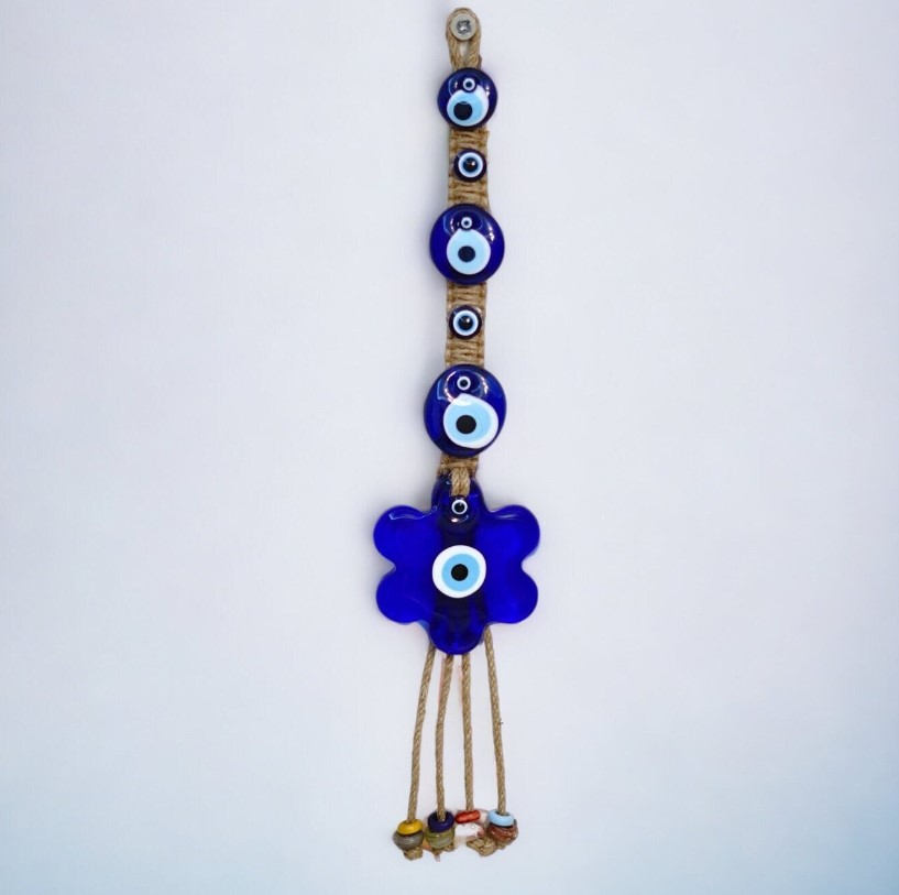 Daisy%20Shaped%20Evil%20Eye%20Bead%2040%20cm