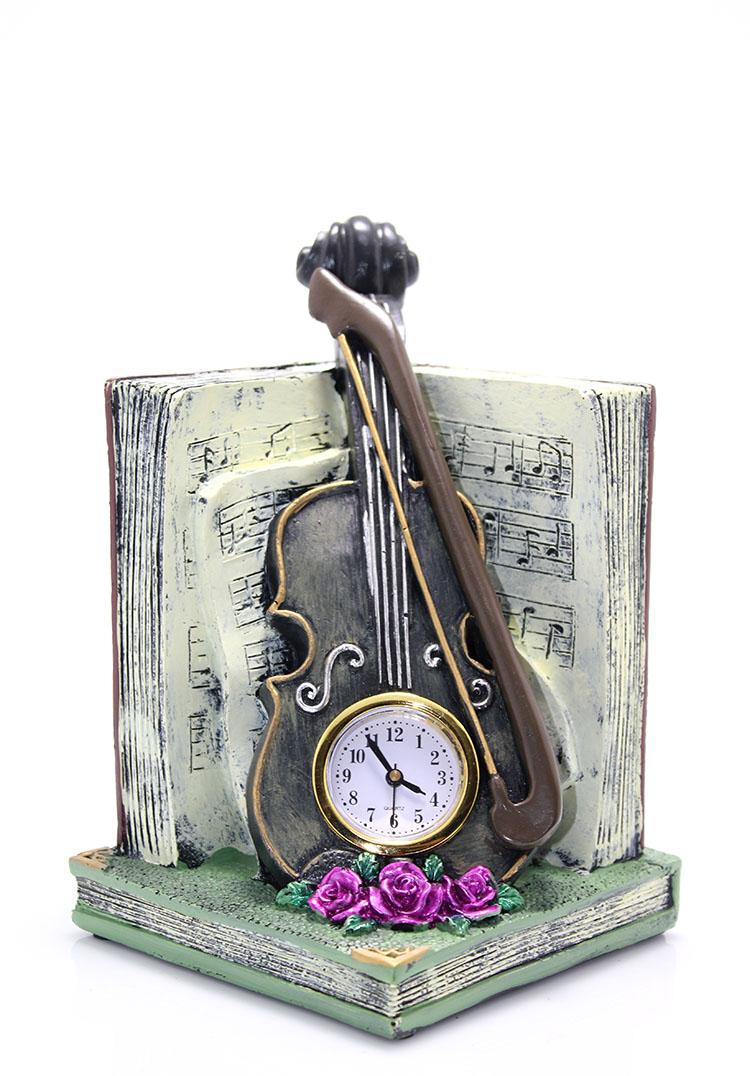 Polyester%20Violin%20Table%20Clock%20ALK1042