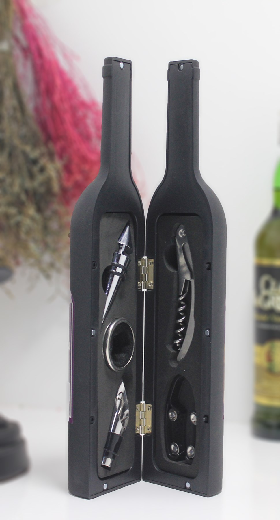 Bottle%20Corkscrew%20Set%20Wine%20Rack%20Black%20Large%20ALK1389