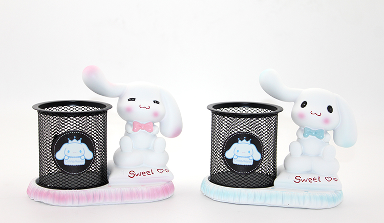 Polyester%20Rabbit%20Desktop%20Pencil%20Holder%20Alk1617