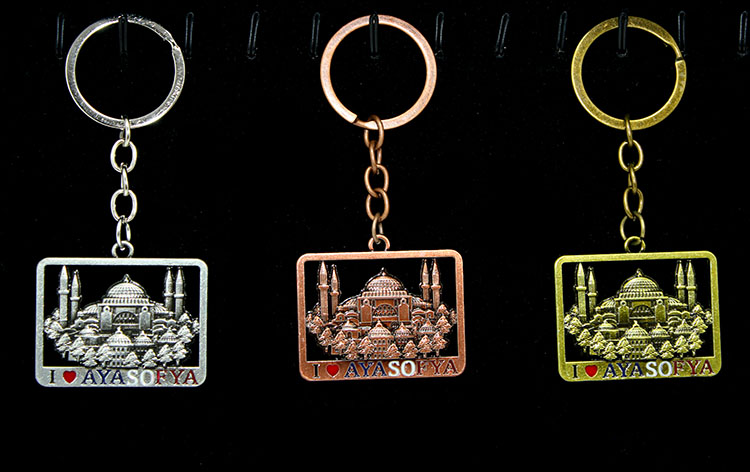 Metal%20Hagia%20Sophia%20Keychain%20Alk2200