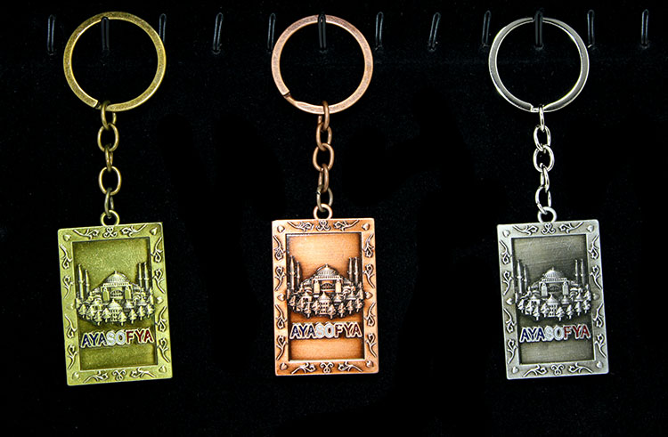 Metal%20Hagia%20Sophia%20Keychain%20Alk2204