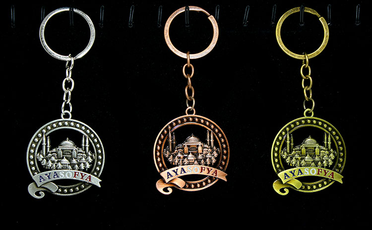 Metal%20Hagia%20Sophia%20Keychain%20Alk2205