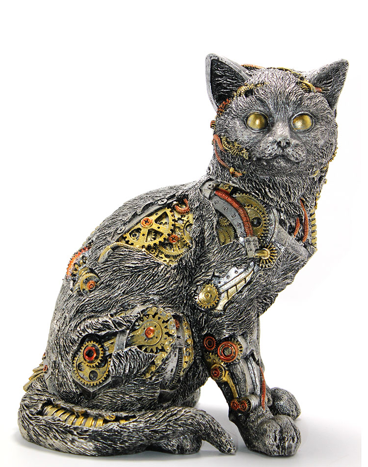 Steampunk%20Polyester%20Cat%20Figure%20Alk2455