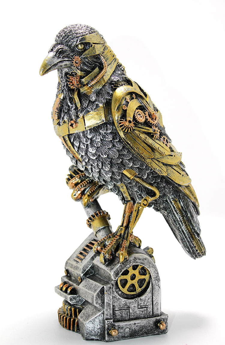 Steampunk%20Polyester%20Crow%20Figure%20Alk2460