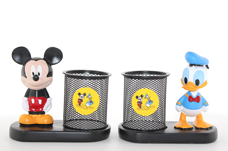 Polyester%20Mickey%20Mouse%20And%20Dufy%20Duck%20Pen%20Holder%20Alk2877