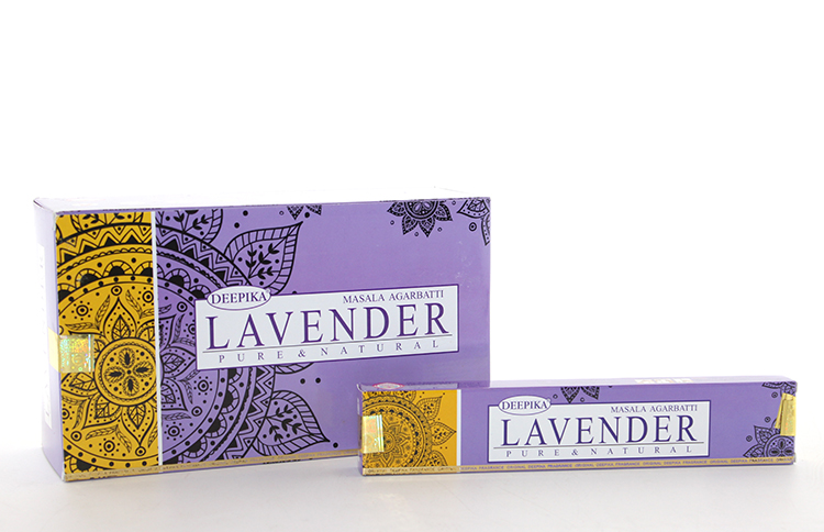 Deepıka%20Lavender%20Aromalı%20Çubuk%20Tütsü%2015%20Gr