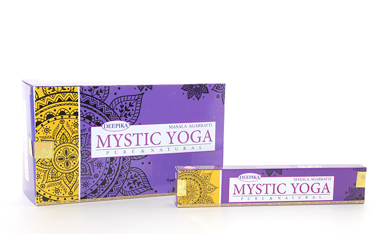 Deepıka%20Mystıc%20Yoga%20Aromalı%20Çubuk%20Tütsü%2015%20Gr