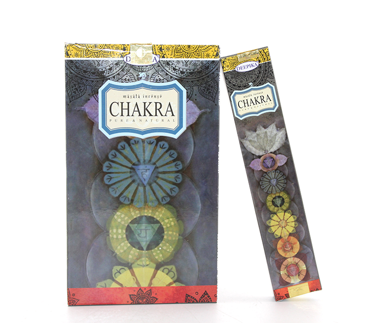 Deepıka%20Chakra%20Aromalı%20Çubuk%20Tütsü%2015%20Gr