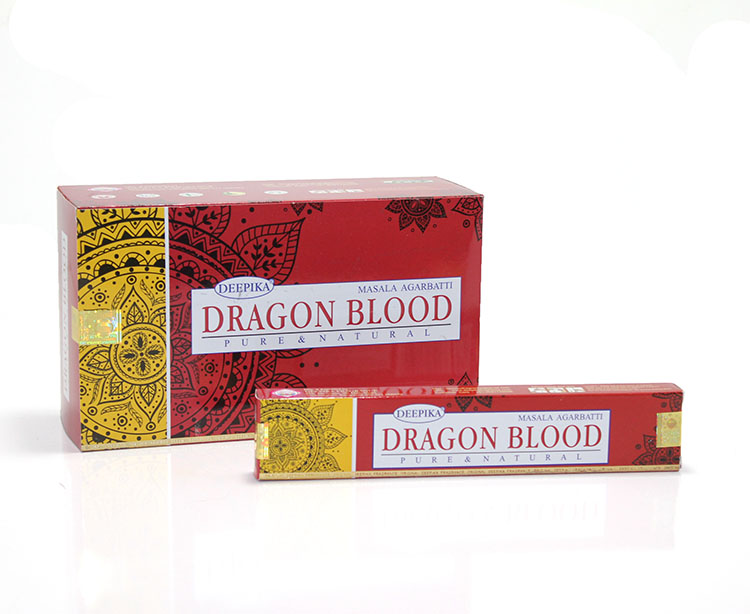 Deepıka%20Dragon%20Blood%20Aromalı%20Çubuk%20Tütsü%2015%20Gr