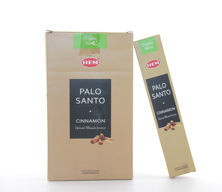 Hem%20Orgnaic%20Blend%20Series%20Palo%20Santo%20Cinnamon%20Masala%20Aromalı%20Çubuk%20Tütsü%2015%20Gr