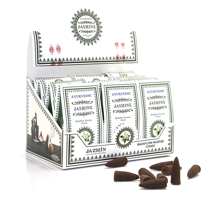 Ayurvedic%20Conical%20(Reflow)%20Incense%20Jasmine%20Flavored%20conical%20jasmine