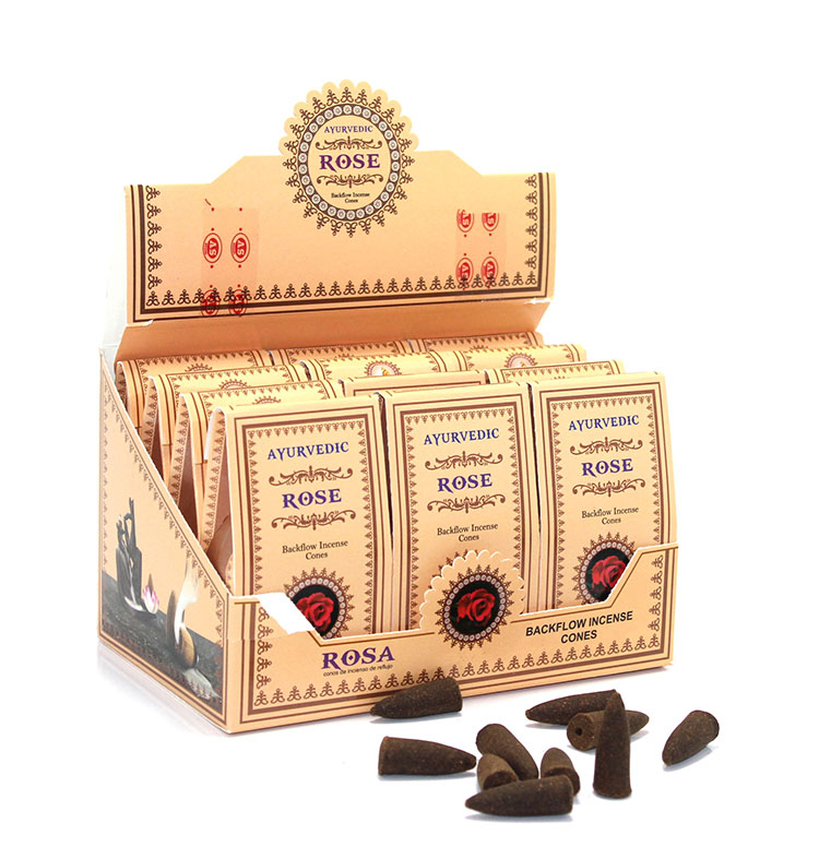 Ayurvedic%20Conical%20(Reflow)%20Incense%20Rose%20Flavored%20conical%20ROSE