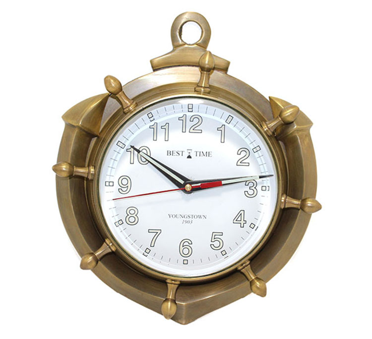 Wall%20Hanging%20Brass%20Anchor%20Rudder%20Clock%20KSK109