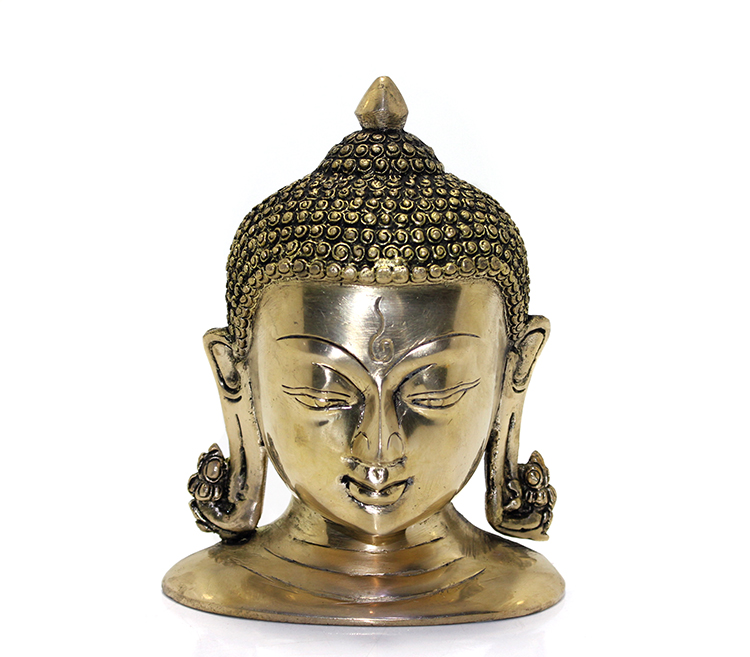 Metal%20Buddha%20Bust%20Figurine%2016%20Cm%20KSK267