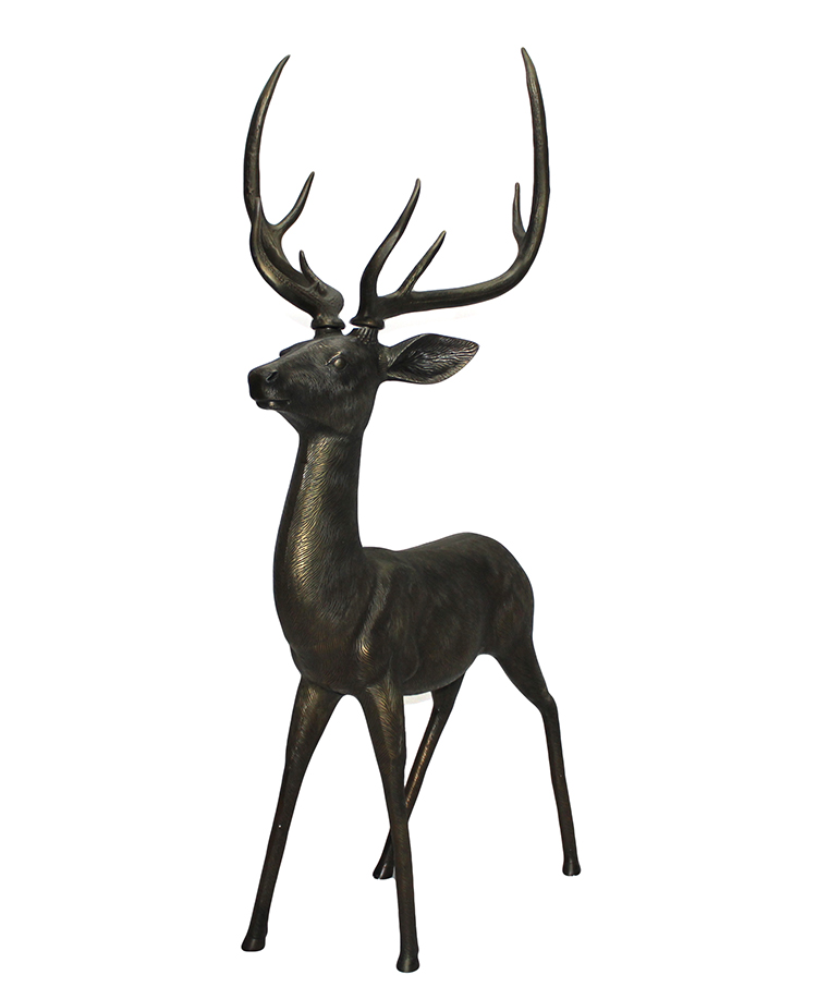 Metal%20Deer%20Figurine%20150%20Cm%20KSK318