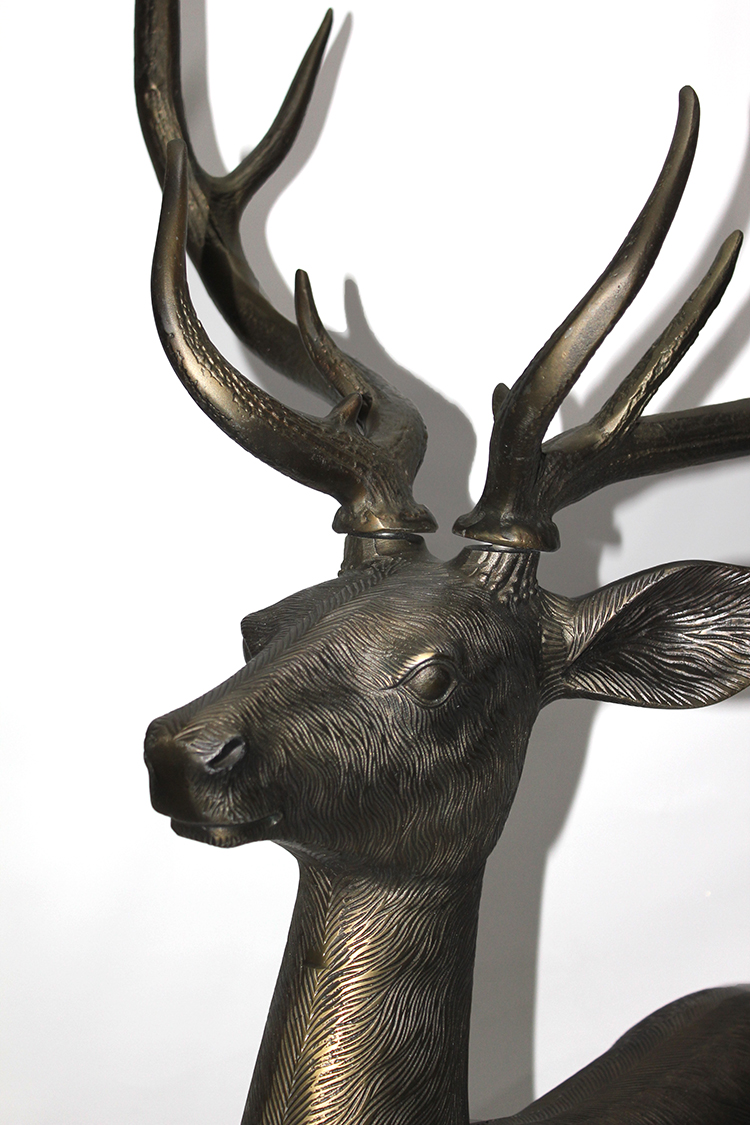 Metal%20Deer%20Figurine%20150%20Cm%20KSK318