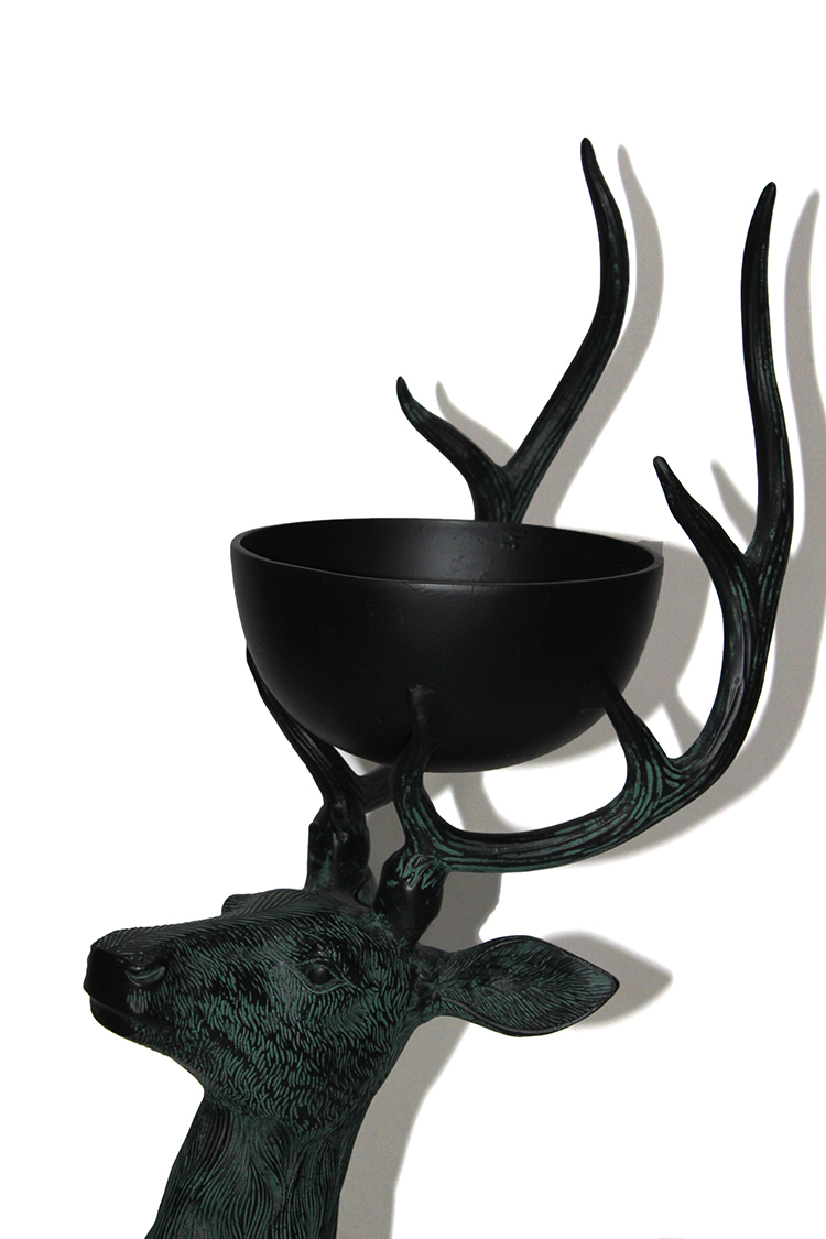 Metal%20Deer%20Bowl%2097%20Cm%20KSK321