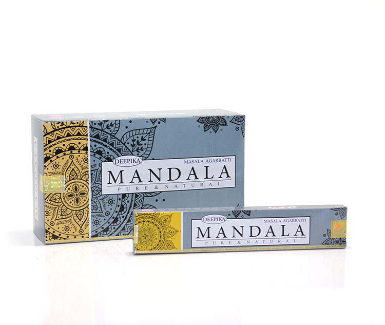 Deepika%20Mandala%20Flavored%20Stick%20Incense%2015%20Gr