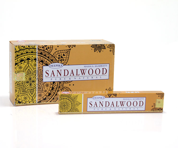 Deepıka%20Sandalwood%20Aromalı%20Çubuk%20Tütsü%2015%20Gr