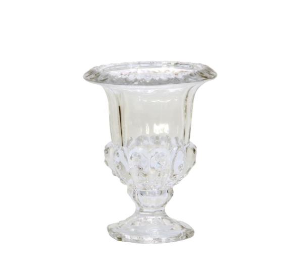 Antique Glass Cup Vase Small