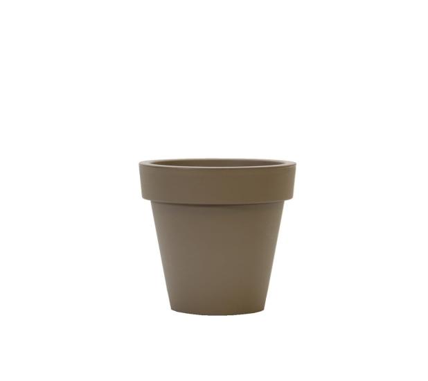 Milky Brown Flowerpot 18 cm