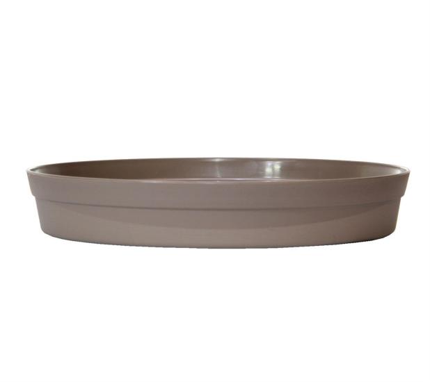 Milky Brown Flower Pot Plate 29 cm