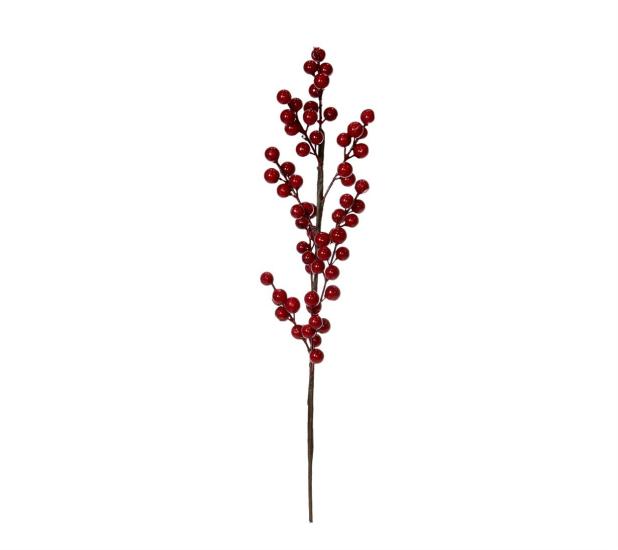 Artificial Berry Branch Red