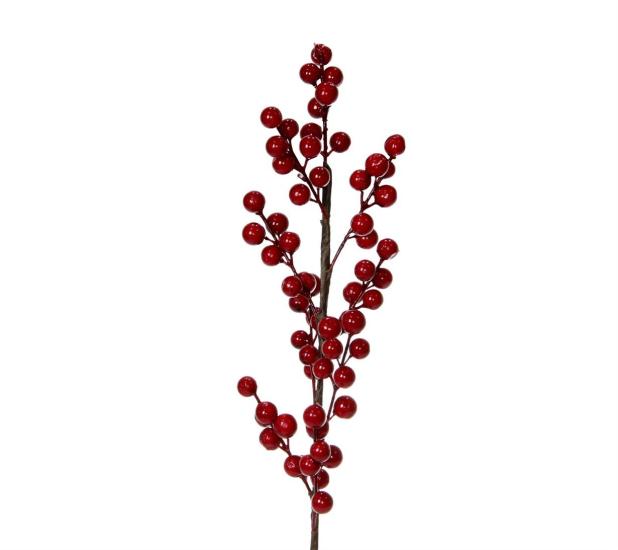 Artificial Berry Branch Red