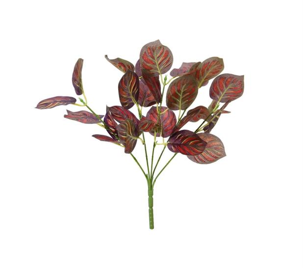 Artificial Calethea Bunch Red